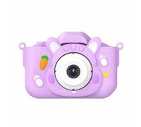 Kahdsvby CáMara para NiñOs Foto Video Juego Foto Filtro Multifuncional PortáTil CáMara, PúRpura