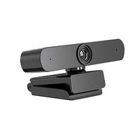 Kahdsvby Cámara web 1080P con micrófonos duales integrados, cámara de video Full HD para PC, USB, Plug and Play, giratorio de 360 grados, sin unidad