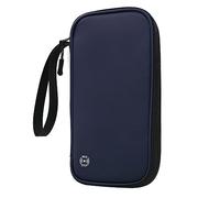 Kahdsvby Cartera de viaje para familia, pasaporte, impermeable, organizador de documentos, accesorios de viaje, para documentos, color azul, azul
