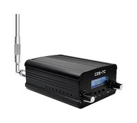 Kahdsvby CZE-7C Transmisor FM de Alcance 7W para Eventos en Drive-in en Iglesias, Escuelas y Supermercados, Espectáculos de Luz, Conferencias Estéreo.
