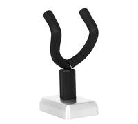 Kahdsvby Gancho de pared cuadrado negro de acero inoxidable para ukelele, estribes, soporte para instrumentos