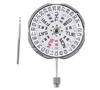 Kahdsvby GM02 Movimiento de Cuarzo Calendario Dual 3Pin Reloj Digital Movimiento Semana Calendario Reloj Accesorios, Como se muestra en la imagen.
