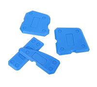 Kahdsvby Herramienta para cartuchos, 4 piezas, eliminador de juntas de silicona, raspador de sellado, color azul