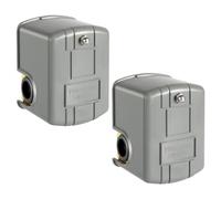 Kahdsvby Interruptor de presión de 2 piezas para bomba de pozo, interruptor de presión de agua de 30 a 50 psi, rosca interna NPT, interruptor de control de presión de bomba de agua, fácil de usar,