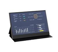 Kahdsvby Monitor PortáTil de 15 Pulgadas 1920X1080 Free-Sync Tipo C Pantalla de Monitor de Juego Compatible con para Switch PC TV Box Enchufe de la UE