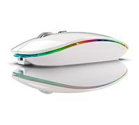 Kahdsvby Ratón sin BT5.1 + 2.4GHz con ratón Jiggler, ratón recargable 2.4G, desplazador de ratón para ordenador compatible con USB, reutilizable, duradero, fácil de usar,