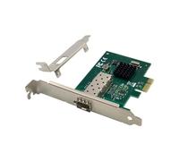 Kahdsvby Tarjeta de red Gigabit PCIE X1 Tarjeta de red PCI-Express Riser Card BCM5720 Tarjeta de red de servidor de fibra Gigabit de un solo puerto óptico Fácil de instalar y fácil de usar