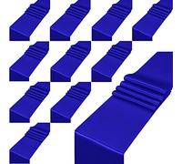 KAHEIGN 12 Piezas Camino de Mesa Satinado, 30CM x 275CM Azul Camino de Mesa Largo de Seda Satinada para Decoración de Silla Mesa de Boda Banquete Graduaciones Cumpleaños Fiesta