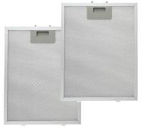 KAHEIGN 2 Piezas 5 Capas Filtros para Campana Extractora, 320mm x 260mm Filtro de Ventilación Universal de Malla de Aluminio Filtro de Grasa Metálico para Campanas Extractoras de Muchas Marcas Líderes