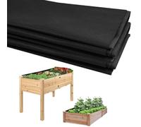KAHEIGN 2 Piezas Revestimientos de Tela para Maceteros Elevados, 160CM x 210CM Grande Esterilla de Tela No Tejida para Comederos de Verduras Bolsas de Cultivo para Verduras Flores y Plantas