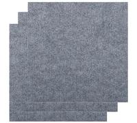 KAHEIGN 30 Piezas Losetas de Alfombra Autoadhesivas, 30CM x 30CM Baldosas Fáciles de Pelar y Pegar Losetas de Moqueta Antideslizantes y Resistentes para Oficina, Sala de Estar, Dormitorio (Gris)
