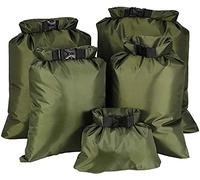 KAHEIGN 5 Piezas Bolsas Secas A Prueba De Agua, 1.5L /2.5L /3.5L /4.5L /6L Sacos Secos Ligeros Bolsa Seca Portátil para Senderismo Al Aire Libre, Pesca, Camping, Uso (Verde)