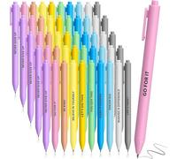 KAHEIGN 50 Piezas Bolígrafos Inspiradores, 14CM Macaron Bolígrafo Frases Motivacionales Bolígrafos Retráctiles de Tinta Negra para Jefes Oficina Escritorio Artículos Regalos (10 Estilos Positivos)