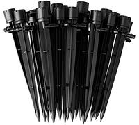 KAHEIGN 60 Piezas Goteros De Riego De Agua, 8 Agujeros Emisores De Goteo Ajustables Riego por Goteo De Micro Flujo Sistema De Riego De 360 Grados para Tubo De 4mm /7mm