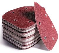 KAHEIGN 60 Piezas Hojas De Lija Para Detalles De Ratón, 5 Agujeros Almohadilla Para Lijadora De Velcro Granos Surtidos 40/60/ 80/120/ 180/240 Papel De Lija De Ratón Para 140mm Lijadora (14cm x 9cm)