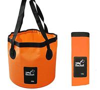 KAHEIGN Cubo De Agua Plegable, 12L Cubo Plegable Portátil Contenedor De Almacenamiento Para Acampar Lavabo Para Viajes, Senderismo, Pesca, Paseos En Bote, Jardinería (24 x 25cm)