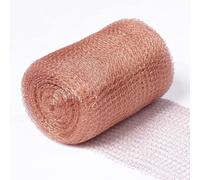 KAHEIGN Malla de Cobre Control de Roedores, Red de Alambre Tejida de Doble Capa 5IN x 33FT para Repeler Caracoles y Babosas, Agujeros Bloqueo, Jardinería Sellado