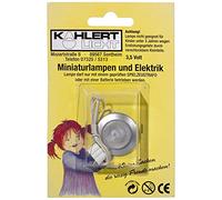 Kahlert 10.348 luz - Muñeca Mini Accesorios - Lámpara de Pared LED mattsilber