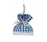 Kahlert Licht 0105406 - Lámpara de Techo para casa de muñecas, diseño de Cuadros, Color Blanco y Azul