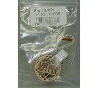Kahlert Licht - 40608 - Decoración de Navidad - Etoile Corte para Suspender de Madera - 3,5 V - Escala 1/12