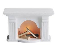 Kahlert Licht Casa Accesorios Mini Dolls 41663 Chimenea, Medio Blanco