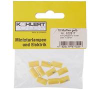 Kahlert Licht Kerosene - Lámpara de cristal, color amarillo