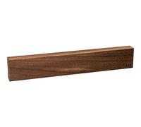 KAI Barra magnética de nogal para almacenamiento de cuchillos - Madera de alta calidad para la cocina - Dimensiones 39 x 6,5 x 3 cm - Barra magnética para cocina