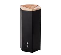 KAI Bloque de cuchillos AP 5350 de ciprés japonés y acero inoxidable, soporte de cuchillos compacto para 3 cuchillos de cocina con diseño moderno