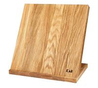 KAI Bloque de cuchillos magnético de roble para colocar - Madera premium - Espacio para 4 cuchillos - Dimensiones 26 x 17 x 25,3 cm - Soporte magnético para cuchillos