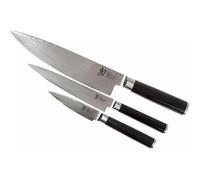 KAI Set de 3 cuchillos Kai Shun Classic cromo-negro