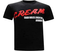 KAI KOU SONG ZI C.R.E.A.M. Cash Rules Everything Around Me Men's T-Shirt Black L