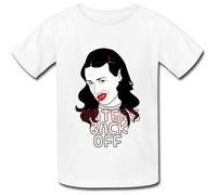 KAI KOU SONG ZI Kid's Funny Miranda Sings T Shirt White S