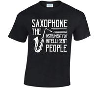 KAI KOU SONG ZI Kind Saxophone T Shirt Mensmusician Jazz Players Lovers Gift Present Idea Black XL
