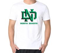 KAI KOU SONG ZI Logo The University of North Dakota T Shirts For Men White S
