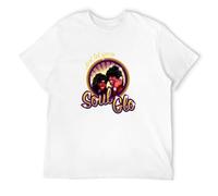 KAI KOU SONG ZI Men Tshirt Short Sleeve Just Let Your Soul GLO Shirt White S