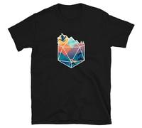 KAI KOU SONG ZI The DND Mountains and Samurai Dragon, Short-Sleeve Unisex T-Shirt Black 3XL