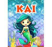 Kai: Personalized Coloring Book For Kai: Mermaid Coloring Book for Girls Ages 4-8 | Magical Underwater Adventure with Mermaids, Dolphins & Ocean ... Halloween, Thanksgiving and All Occasions)