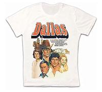 KAI RUI LI Dallas 8S TV Series J.R. Retro Vintage Hipster Mens T Shirt 185 Size S