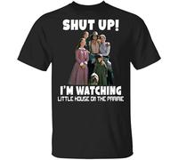 KAI RUI LI Shut Up I'm Watching Little House On The Prairie Mens Shirt Size M