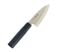 KAI Seki Magoroku Kinju y Hekiju Deba 10,0 cm longitud de la hoja - 8A sólido y SUS420J2 - 58 y 56 (±1) HRC - hecho a mano - madera de Pakka y plástico PP - cuchillo japonés - Hecho en Japón