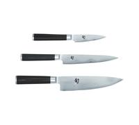 KAI Set de 3 cuchillos Kai Shun Classic cromo-negro