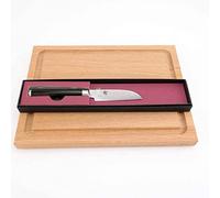 Kai Shun Classic | Cuchillo japonés DM-0714 | Hoja de 9 cm de acero de Damasco | + tabla de cortar grande maciza, 30 x 22 cm | VK: 139,- €