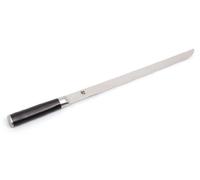 KAI Shun Classic cuchillo japonés flexible para jamón 30,5 cm de longitud de hoja extra larga - acero AUS-8A - mango de madera Pakka - hecho en Japón - cuchillo XXL para carne y salmón forjado