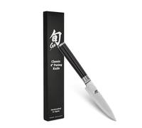 KAI Cuchillo Shun Classic japonés multiusos 10 cm Damasco 32 capas VG MAX Mango Pakka