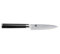KAI Cuchillo Shun Classic japonés multiusos 10 cm Damasco 32 capas VG MAX Mango Pakka