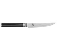 KAI Shun Classic Cuchillo japonés para carne con hoja de 12 cm - Cuchillo de Damasco de 32 capas con núcleo VG MAX - 61 (±1) HRC - Mango de madera de Pakka - Cuchillo de mesa forjado para carne