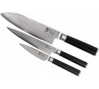 Kai Shun Classic Juego de Cuchillos, 3 Piezas, Cuchillo Office, Cuchillo Multiuso, Santoku, Cuchillería, DMS-310