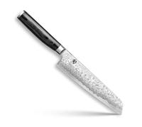 KAI Shun Premier Tim Mälzer Minamo cuchillo japonés multiusos 15,0 cm longitud de la hoja - núcleo de acero VG-MAX con 32 capas de acero de Damasco, 61 HRC - madera de Pakka - hecho a mano