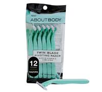 Kai sobre el cuerpo de la cara, la cuchilla gemela que gira las navajas desechables; 12 SHAVERS para mujeres; Cabeza giratoria que abraza la curv