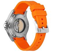 Kai Tian correa de reloj de goma naranja para hombre con correa curvada noble de 20mm para hombres y mujeres